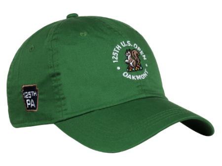 125TH U.S. Open Grass Green Lightweight Cotton Cap Online