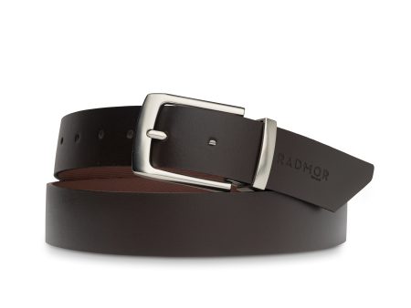 RADMOR Harrison Reversible Belt - Brown Brown Texture Cheap