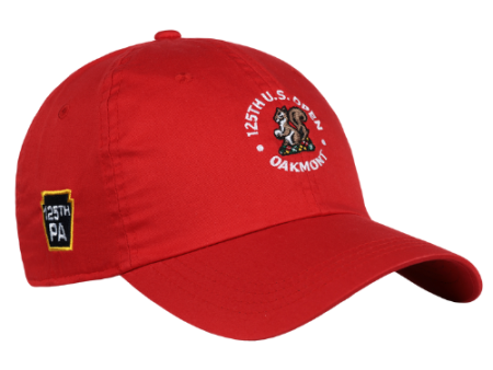 125TH U.S. Open University Red Lightweight Cotton Cap Online