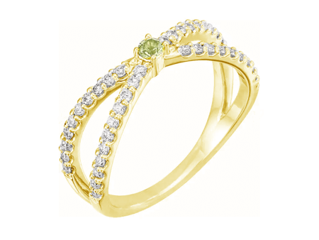 14k Mother s Ring with One Birthstone Online Hot Sale