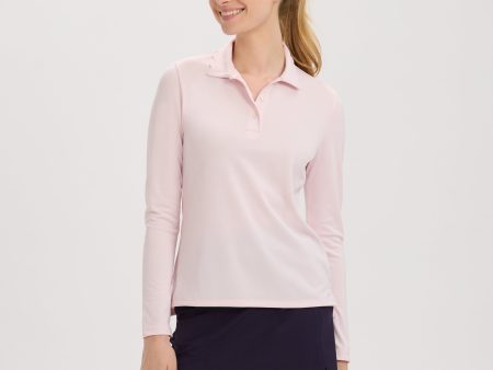 Renwick Scallop Collar Long Sleeve Polo Supply