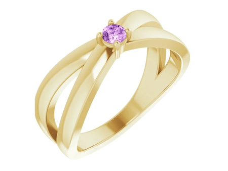 14k Mother s Ring with One Personalized Birthstone Cheap